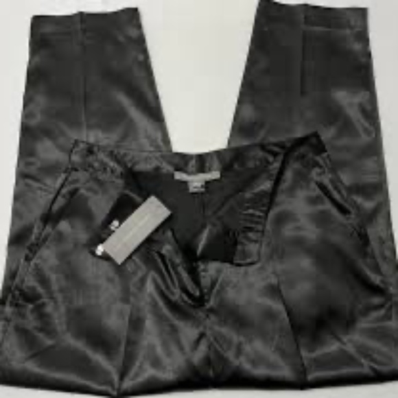 Brand New French Connection Adeline Textured Satin Trousers - Picture 3 of 11